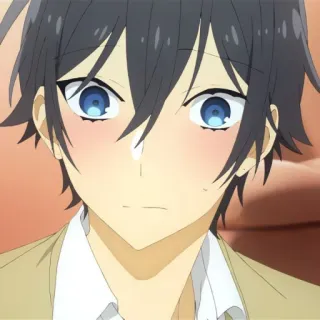 🖇 94eb1586 อนิเมะ, เด็กผู้ชาย, น่ารัก, โฮริมิยะ, ตัวละคร telegram sticker