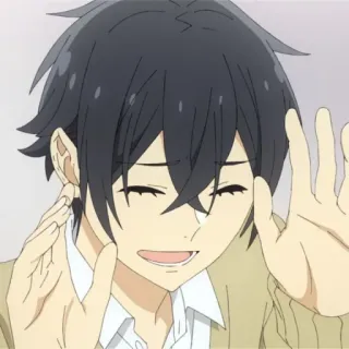 🖇 a36ddaae อนิเมะ, ตัวละคร, มีความสุข, ยิ้ม telegram sticker