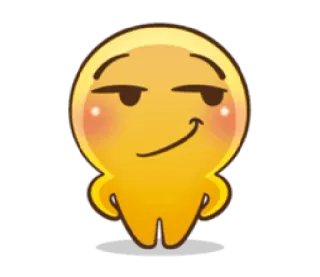 😏 d11707bb arrogante, emoji, sarcastico, compiaciuto, sicuro di sé whatsapp sticker