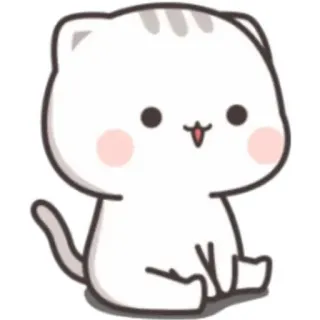 🧉 1d670597 кот, котенок, милый, животное, стикер, мультфильм telegram sticker