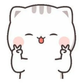 🧉 8c5cab4c кот, милый, стикер, животное, мультфильм, каваи telegram sticker