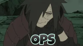 😏 0f5c724a Madara Uchiha Naruto OPS Anime, Manga, Naruto, Madara Uchiha, Merchandise telegram sticker