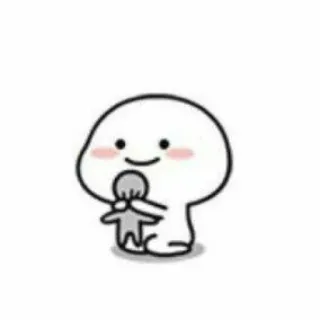 🌔 b8cbab0d Dibujo animado, Mono, Personaje, Kawaii, Muñeca whatsapp sticker