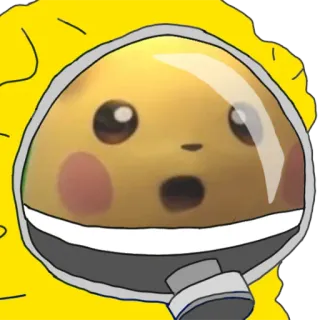 🛡 b3c36ee2 Pikachu Kreskówka, Pokémon, Postać, Kombinezon ochronny, Pikachu telegram sticker