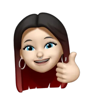 🐕‍🦺 ca66965a Kciuk w górę, Emoji, Kreskówka, Pozytywny, Gest, Akceptacja telegram sticker