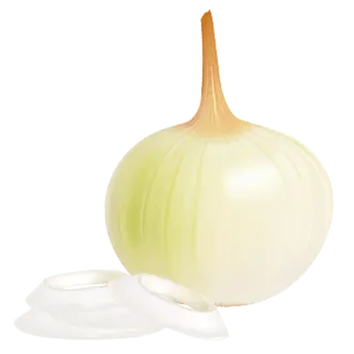 🌿 2a72ab27 oignon, légume, nourriture, ingrédient, blanc, tranché telegram sticker