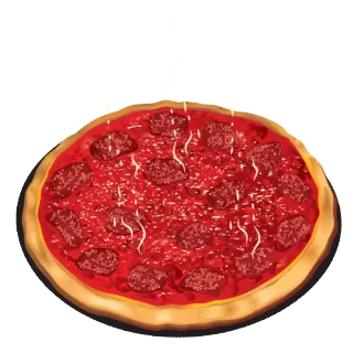 🍕 db63af1d Pizza, Pepperoni, Nourriture, Italien, Chaud telegram sticker