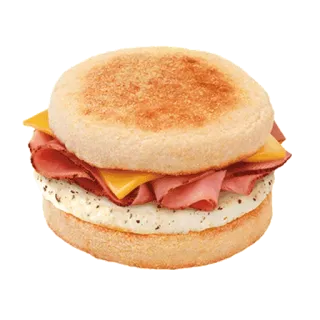 🍔 5005c72d food, breakfast, sandwich, muffin, egg, cheese, ham whatsapp sticker