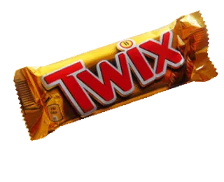 🍫 08f8eed5 Twix snoep, chocolade, twix, zoet, caramel, snack telegram sticker