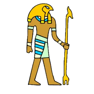 🗡 4a1b4d83 Ra ラー, エジプト神, 太陽神, 古代エジプト, 神話 telegram sticker