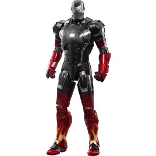 🤖 3919a634 Iron Man Iron Man, Marvel, superhero, armor, action figure whatsapp sticker