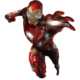 🤖 7bf5ff70 Iron Man Iron Man, Marvel, superhero, avenger, comic book whatsapp sticker
