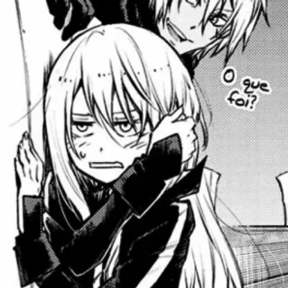 🏞 d8d81484 O que foi? Anime, Manga, Domanda, Confuso, Ritratto, Giapponese, Monocromatico whatsapp sticker