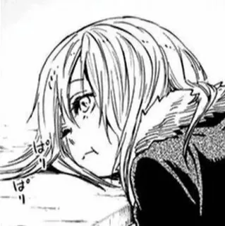 🏞 efb52cbe ぱり Anime, Manga, Stanco, Annoiato, Triste, Riposo whatsapp sticker