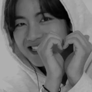 ❤️ 6728a031 person, hoodie, heart, Korean telegram sticker