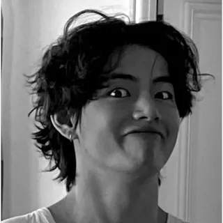 👀 67a4671c V kpop, bts, v, singer, idol, person telegram sticker