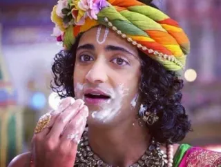 😋 003b2fd7 Krishna 印度教, 神, 印度, 灵性, 宗教, 神 telegram sticker