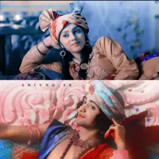 😍 07dcb8e7 Radha Krishna SHIVNA.SR 印度教, 拉达, 奎师那, 神祇, 印度文化, 灵性 telegram sticker