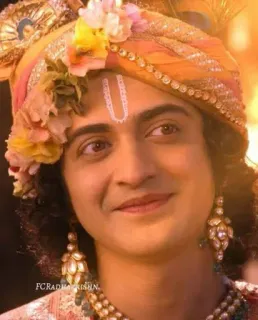 😊 74d516f3 Krishna FCRADHA KRISHN 奎师那, 印度教, 印度神, 宗教, 精神, 神 telegram sticker