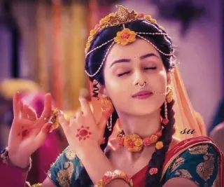 😍 82dd4009 Radha 印度教, 印度文化, 拉达奎师那, 神, 灵性, 宗教 telegram sticker