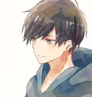 🙂 11eba554 Аниме, Парень, Худи, Милый whatsapp sticker