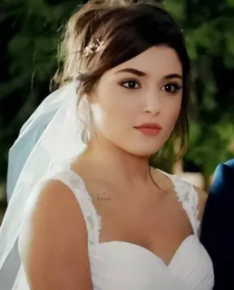 😒 1574c74e wedding, bride, dress, portrait, woman telegram sticker