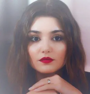 💖 32d4b0a4 woman, portrait, red lipstick, beauty, person telegram sticker