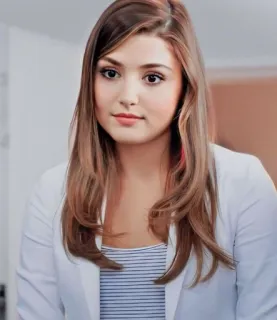 😊 60118e88 woman, portrait, girl, model, brunette, pretty telegram sticker