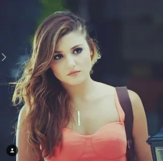 🤨 7dd7aead woman, portrait, hande ercel, actress, model, celebrity, turkish telegram sticker