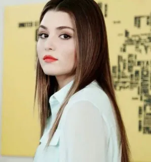 👀 d4052d6f woman, portrait, brunette, beauty, fashion, girl, model telegram sticker