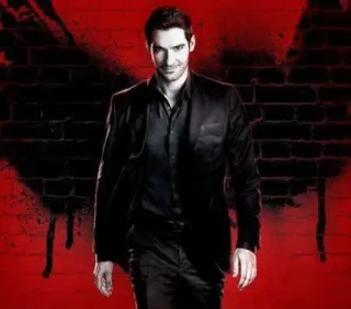 😎 8a1b7528 Lucifer Lucifer, Teufel, Anzug, TV-Serie, Fantasy telegram sticker