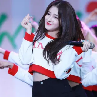 🧚‍♀ 48d26398 Nancy k팝, 아이돌, 가수, 여자, 미소 telegram sticker