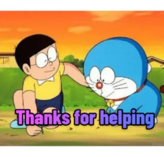@stickersbag 💖 Nobita Doraemon whatsapp stickers