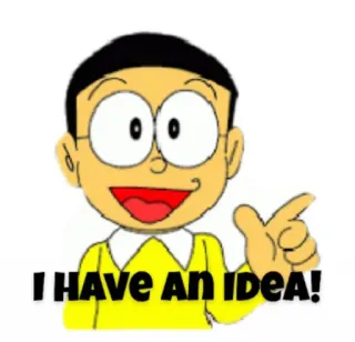 ☝️ 99e97cfd Doraemon I HAVE AN IDEA! Doraemon, Cartone animato, Idea, Personaggio, Manga, Anime whatsapp sticker