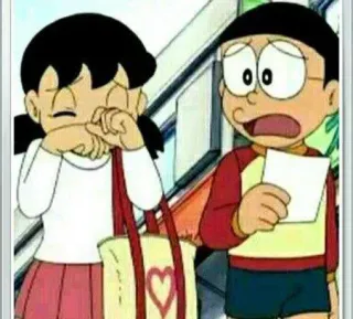 😭 56f811a3 Doraemon Hoạt hình, Anime, Khóc, Buồn, Tình bạn telegram sticker