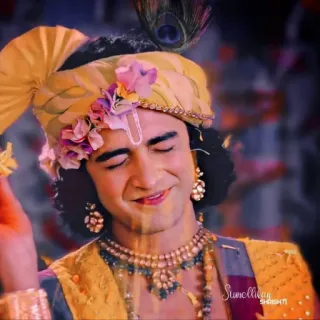 😌 322e103c Krishna Induismo, Divinità indiana, spirituale, dio, figura religiosa, divino telegram sticker