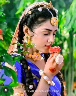 🌹 634ee4d9 Radha @TAMIL RADHAKRISHN FC indiano, Radha, Krishna, indù, tamil telegram sticker