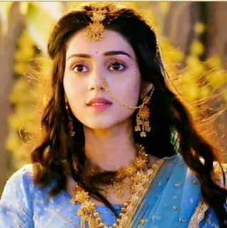 🥰 ba109d79 donna, indiana, tradizionale, gioielli, ritratto telegram sticker