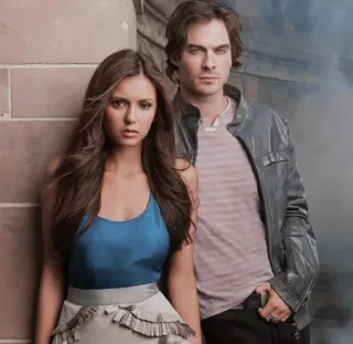 🌟 57e18370 The Vampire Diaries TV 프로그램, 뱀파이어, 드라마, 로맨스, 초자연 whatsapp sticker