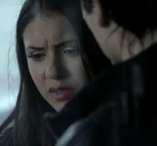 🙁 5fa5a174 Elena Gilbert The Vampire Diaries TV 프로그램, 십대 드라마, 뱀파이어, 엘레나, 슬픈 whatsapp sticker