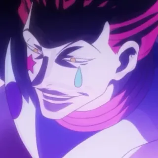 😏 83e21ca2 Hisoka Morow Hunter x Hunter อนิเมะ, ฮันเตอร์ x ฮันเตอร์, ฮิโซกะ, ฮิโซกะ โมโรว์, ตัวตลก, การ์ตูน telegram sticker