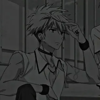 📎 28a1d3c0 Anime, Junge, Frisur, Choker, Teenager telegram sticker