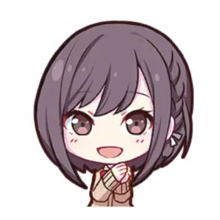 🎤 592ef4fa 애니메이션, 만화, 만화영화, 귀여운, 소녀 telegram sticker