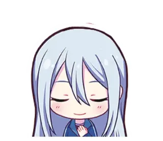 🎤 d6c2091d 애니메이션, 치비, 귀여운, 소녀 telegram sticker