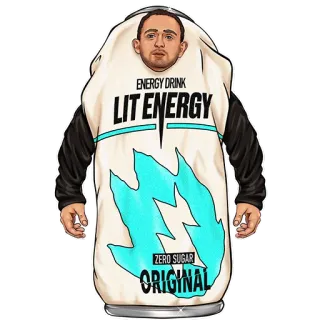 🔋 05963990 ENERGY DRINK
LIT ENERGY
ZERO SUGAR
ORIGINAL Boisson énergisante, Lit Energy, Zéro Sucre, Original, Homme, Costume whatsapp sticker