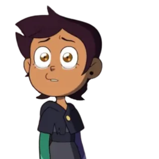 🥺 24787c01 Luz Noceda The Owl House Dibujos animados, Disney, Bruja, Triste, Animación whatsapp sticker