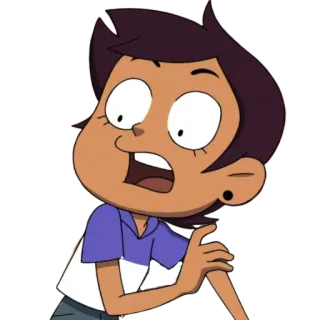 😱 3bc2175c Luz Noceda The Owl House dibujos animados, Disney, bruja, anime, asustado whatsapp sticker