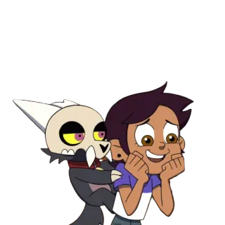 🦉 483df504 King The Owl House dibujos animados, animación, amistad, lindo, rey whatsapp sticker