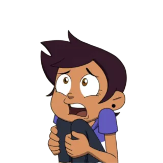 😣 4dd2def4 Luz Noceda The Owl House dibujos animados, Disney, Luz, Noceda, búho, casa, asustado whatsapp sticker