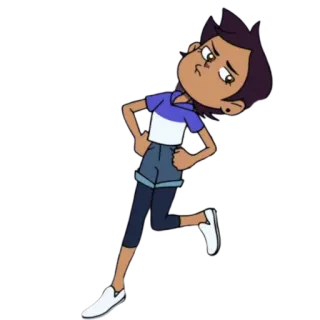 😒 b0fe2124 Luz Noceda The Owl House animado, dibujos animados, Disney, personaje whatsapp sticker